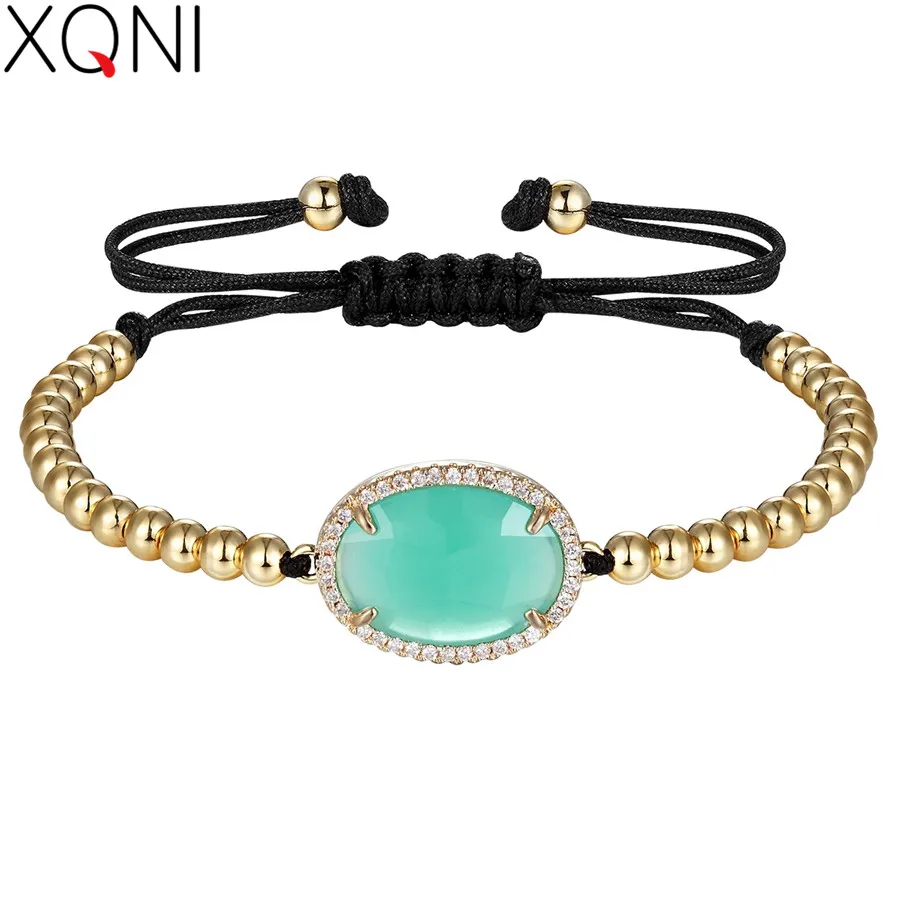 XQNI 8 Colors Choices Oval Crystal Pattern 4MM Beads AAA Cubic Zircon Rope Chain Bracelet For Women Luxury Jewelry New Year Gift
XQNI 8 Colors Choices Oval Crystal Pattern 4MM Beads AAA Cubic Zircon Rope Chain Bracelet For Women Luxury Jewelry New Year Gift