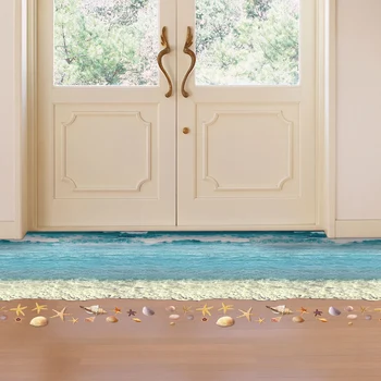58*90cm Removable Wall Sticker 3D Anti Slip Waterproof Bathroom Floor Sticker Starfish Footprint Beach Wave Stickers Room Decor
58*90cm Removable Wall Sticker 3D Anti Slip Waterproof Bathroom Floor Sticker Starfish Footprint Beach Wave Stickers Room Decor