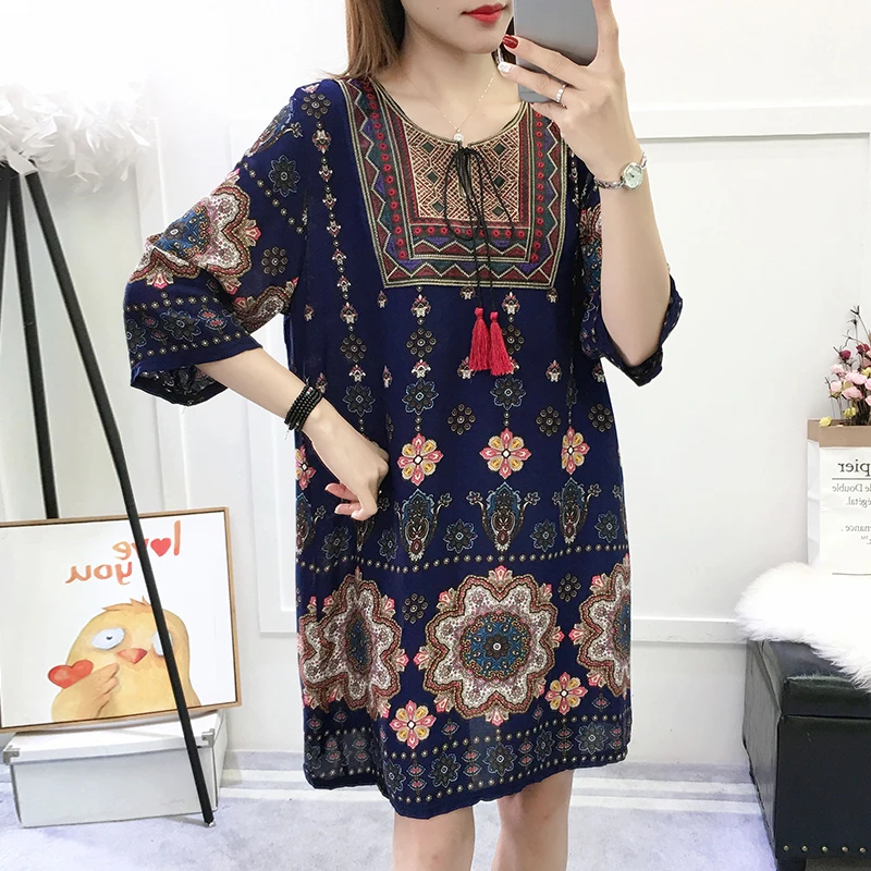 Women Indian dress 2019 summer female loose printed baroque vintage indie folk dress causal boho beach mini dresses vestido
Women Indian dress 2019 summer female loose printed baroque vintage indie folk dress causal boho beach mini dresses vestido