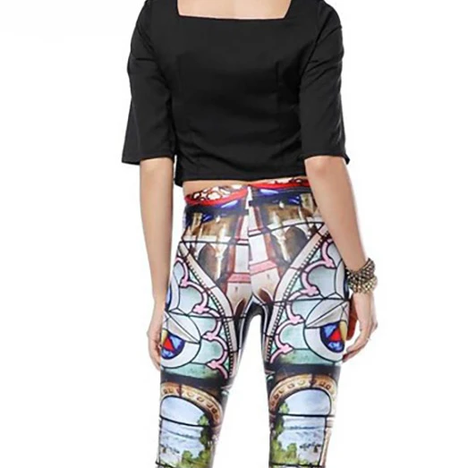 Women's Stained Glass Leggings 2XL (5)