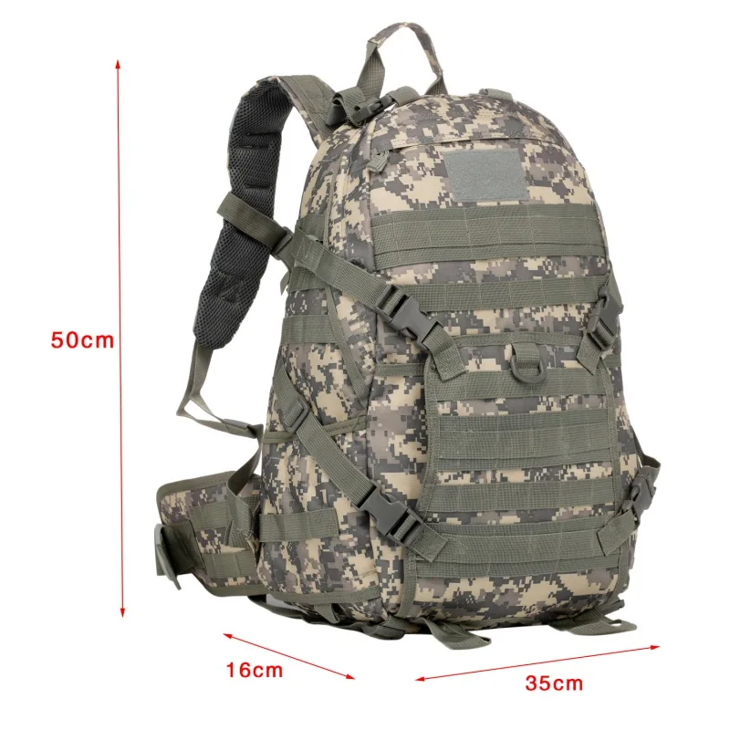 Portable Men Military Backpack Molle Camouflage Travel Bags 40L Waterproof Nylon Bags Multi-function Laptop Backpack sz
Portable Men Military Backpack Molle Camouflage Travel Bags 40L Waterproof Nylon Bags Multi-function Laptop Backpack sz