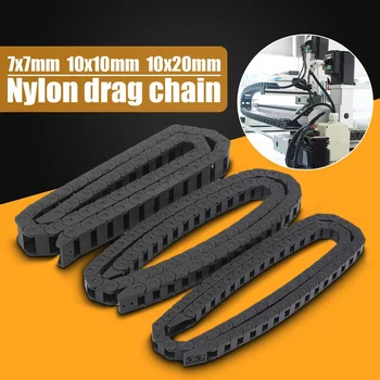 New Arrival 2019 7x7 10x10 10x20mm Nylon Towline Drag Chain 1M Wire Carrier Machinary Accessories For CNC Router Machine Tools
New Arrival 2019 7x7 10x10 10x20mm Nylon Towline Drag Chain 1M Wire Carrier Machinary Accessories For CNC Router Machine Tools