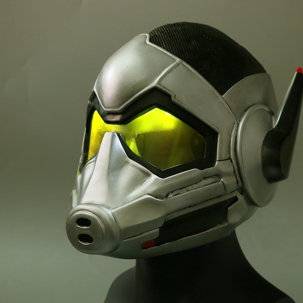 2018 New Ant Man LED Helmet Cosplay Ant-Man and The Wasp LED Helmet Party Mask (6)