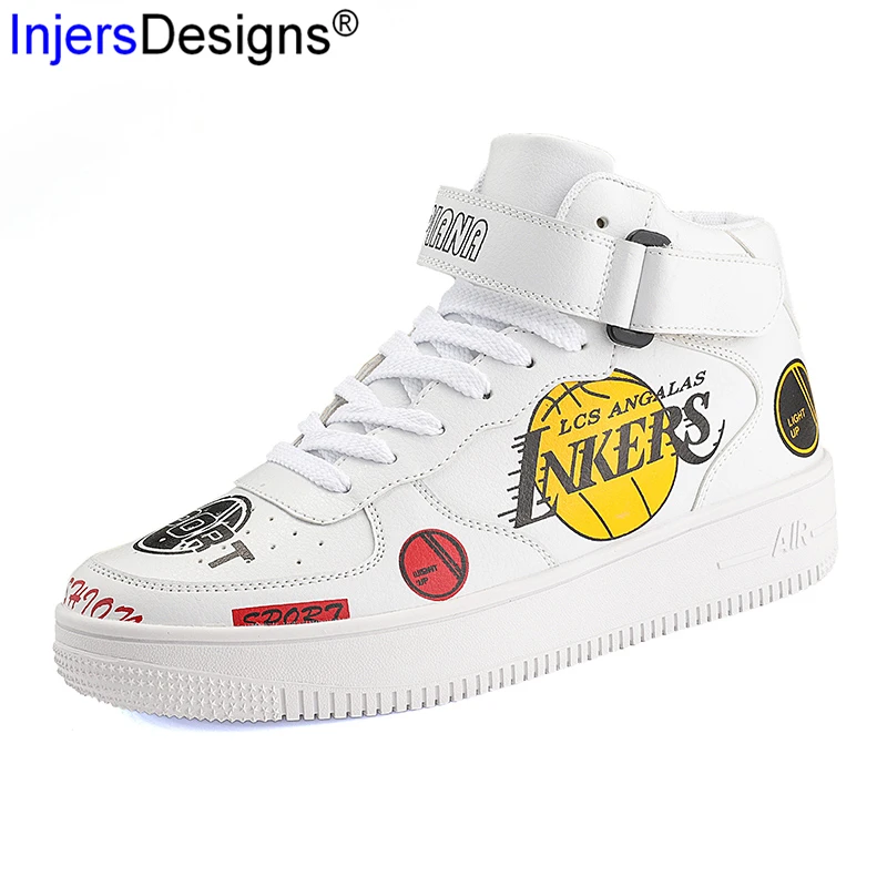 Hot Sale High Top Skateboarding Shoes Lovers Lace-Up Breathable Casual Sneakers Fashion Graffiti Trainers Couple Plus Size 36-45
Hot Sale High Top Skateboarding Shoes Lovers Lace-Up Breathable Casual Sneakers Fashion Graffiti Trainers Couple Plus Size 36-45
