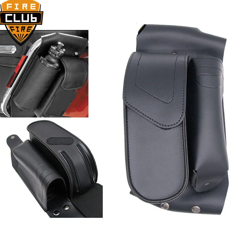 For Harley Touring Road King Electra Glide Road Glide Black Crash Bar Saddlebag Guard Bag With Water Bottle Holder
For Harley Touring Road King Electra Glide Road Glide Black Crash Bar Saddlebag Guard Bag With Water Bottle Holder