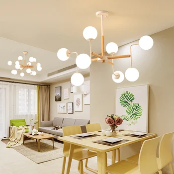 Post-modern personality designer creative multi-glass ball pendant light nordic magic beans bubble molecules LED pendant lamp 
Post-modern personality designer creative multi-glass ball pendant light nordic magic beans bubble molecules LED pendant lamp