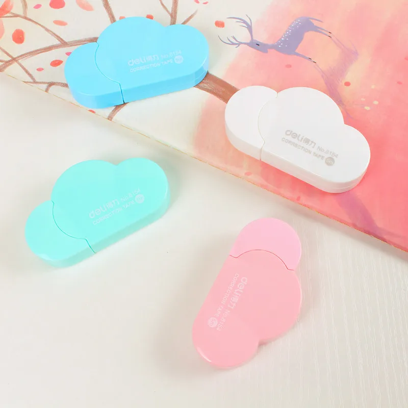 1Pcs Cute Kawaii Mini Small Fresh Creative Clouds Modeling 5m Correction Tape Candy Color DIY Kids Stationery XZD001C
1Pcs Cute Kawaii Mini Small Fresh Creative Clouds Modeling 5m Correction Tape Candy Color DIY Kids Stationery XZD001C