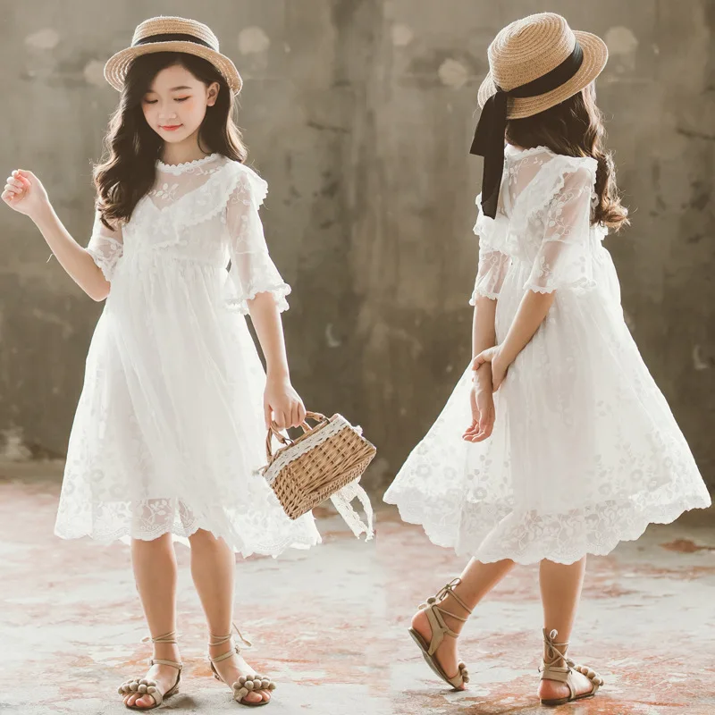 Girls'fashion dress for middle-aged and older girls Pure cotton trendy princess dress A new summer dress for girls in 2019
Girls'fashion dress for middle-aged and older girls Pure cotton trendy princess dress A new summer dress for girls in 2019