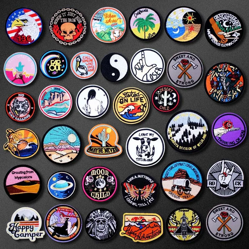 Eagle Coconut Tree Cow DIY Cloth Badges Mend Decorate Iron On Patch Clothes Apparel Sewing Decoration Applique Sew On Patches
Eagle Coconut Tree Cow DIY Cloth Badges Mend Decorate Iron On Patch Clothes Apparel Sewing Decoration Applique Sew On Patches