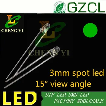 1000pcs Free shipping Pure Green color led diode 3MM led bullet shape DIP diodes 35000-40000MCD
1000pcs Free shipping Pure Green color led diode 3MM led bullet shape DIP diodes 35000-40000MCD