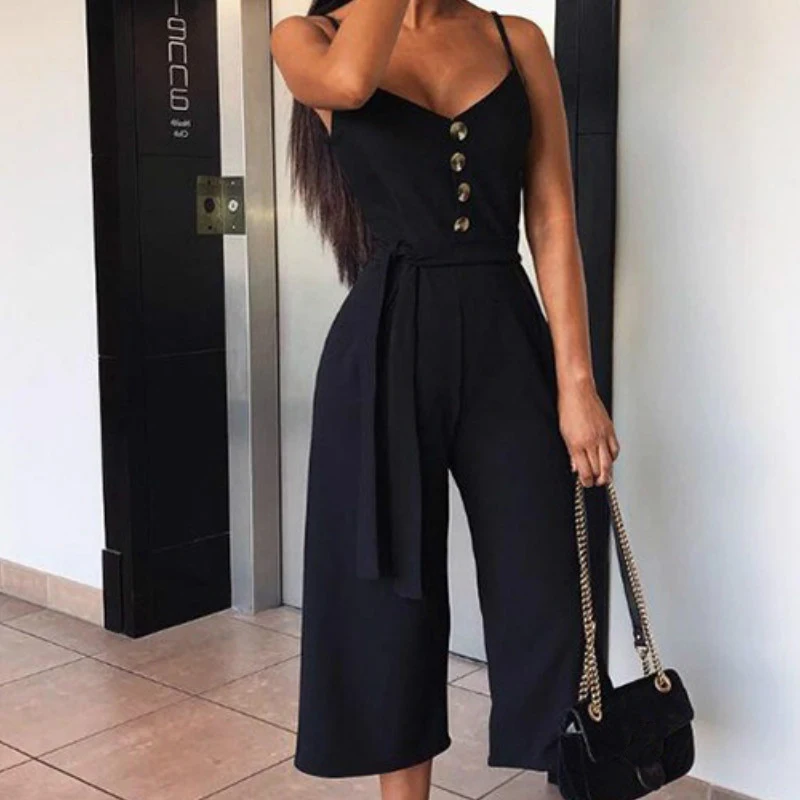 White Party Jumpsuit Sexy Spaghetti Strap Lace Up Fashion Jumpsuits Women Spring Summer Rompers Jumpsuits Sashes Casual M0461
White Party Jumpsuit Sexy Spaghetti Strap Lace Up Fashion Jumpsuits Women Spring Summer Rompers Jumpsuits Sashes Casual M0461