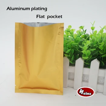 20*30cm Matte golden aluminum plating flat pocket, Heat Seal Aluminum Foil Bag, Food bag, Cosmetics packaging. Spot 100 /package
20*30cm Matte golden aluminum plating flat pocket, Heat Seal Aluminum Foil Bag, Food bag, Cosmetics packaging. Spot 100 /package