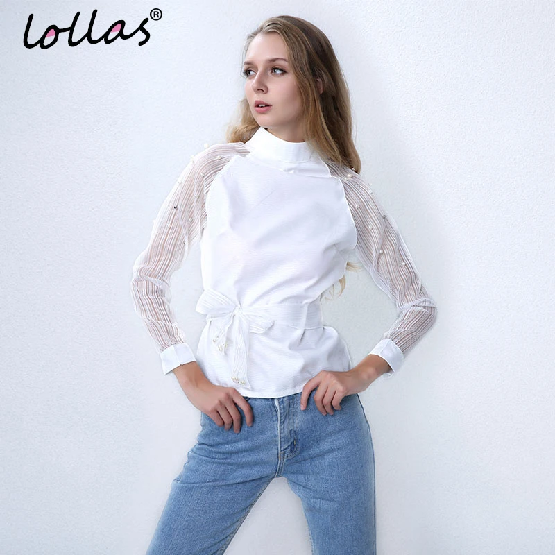 lollas 2017 New Spring Elegant Organza Bow of Pearl White Blouse Casual Chiffon Shirt Women Vintage Sleeve Blouses and Tops
lollas 2017 New Spring Elegant Organza Bow of Pearl White Blouse Casual Chiffon Shirt Women Vintage Sleeve Blouses and Tops