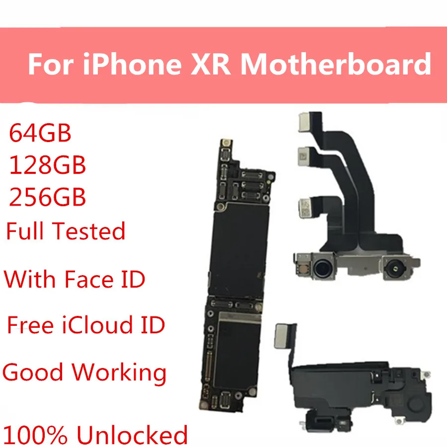 Factory Unlocked Logic Board For iPhone XR Motherboard With IOS For iPhone XR With Face ID Mainboard 64GB 128GB 256GB With IOS
Factory Unlocked Logic Board For iPhone XR Motherboard With IOS For iPhone XR With Face ID Mainboard 64GB 128GB 256GB With IOS