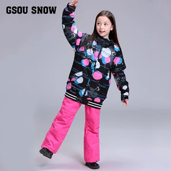GSOUSNOW 2017 new children's ski suits windproof warm body suspenders pants hiking snow suit girl
GSOUSNOW 2017 new children's ski suits windproof warm body suspenders pants hiking snow suit girl
