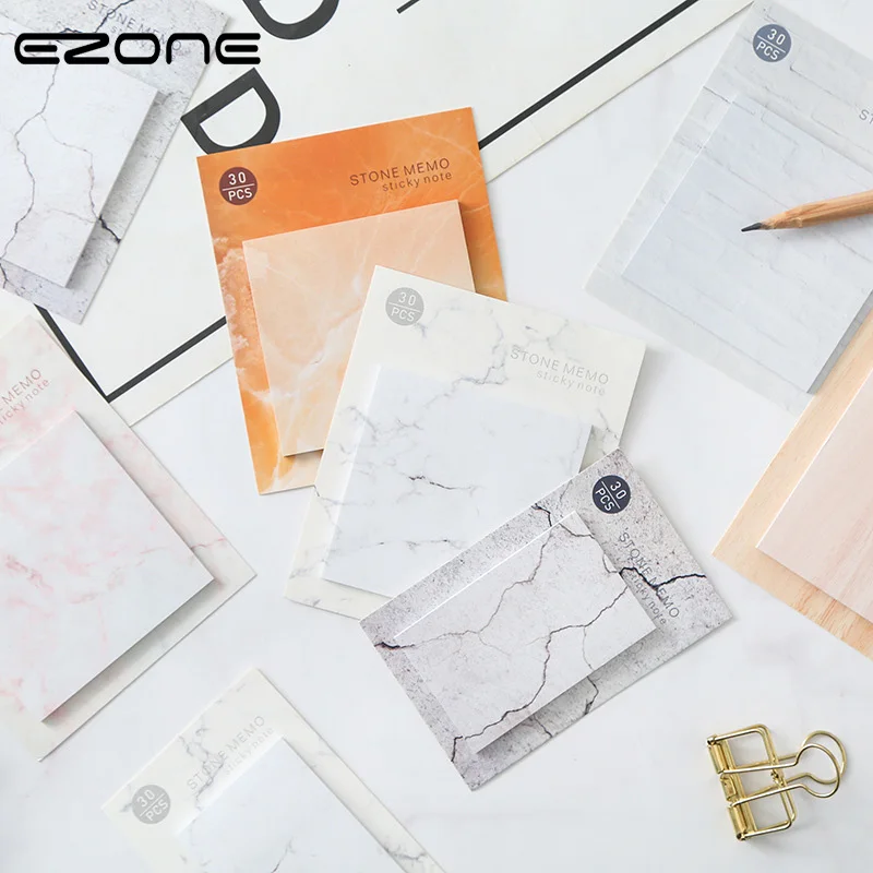 EZONE Marbled Pattern Sticky Notes Message Card Personal Memo Pad Office School Memo Book Refrigerator Message Card Stationery
EZONE Marbled Pattern Sticky Notes Message Card Personal Memo Pad Office School Memo Book Refrigerator Message Card Stationery