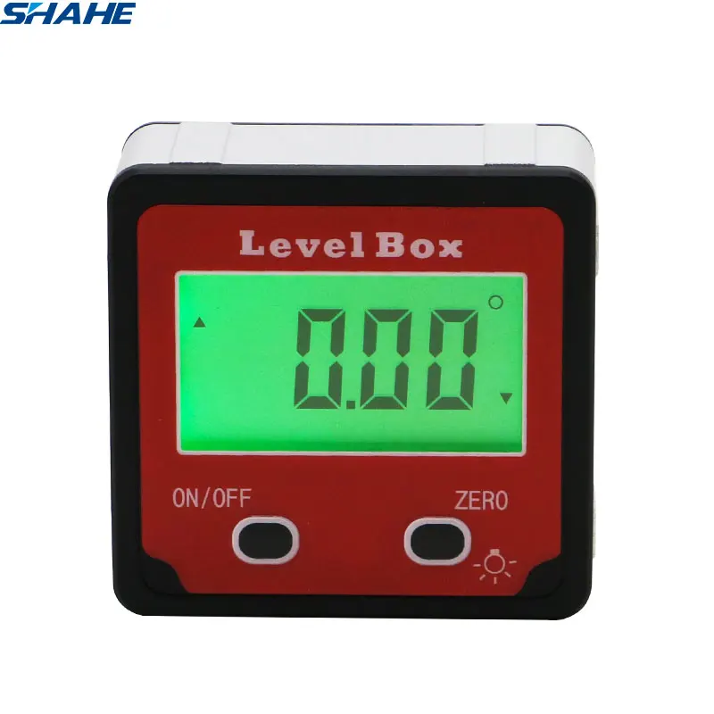 shahe Digital Protractor Inclinometer Angle Finder Meter Digital Angle Gauge Electronic Protractor Level Box With Magnetic Base
shahe Digital Protractor Inclinometer Angle Finder Meter Digital Angle Gauge Electronic Protractor Level Box With Magnetic Base