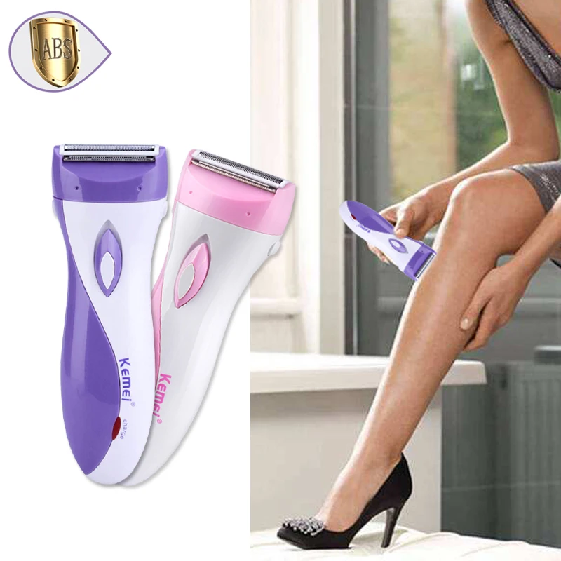 Kemei female shaver rechargeable shaving & hair removal waterproof Shavers women shaver lady remove hair machine 5 
Kemei female shaver rechargeable shaving & hair removal waterproof Shavers women shaver lady remove hair machine 5