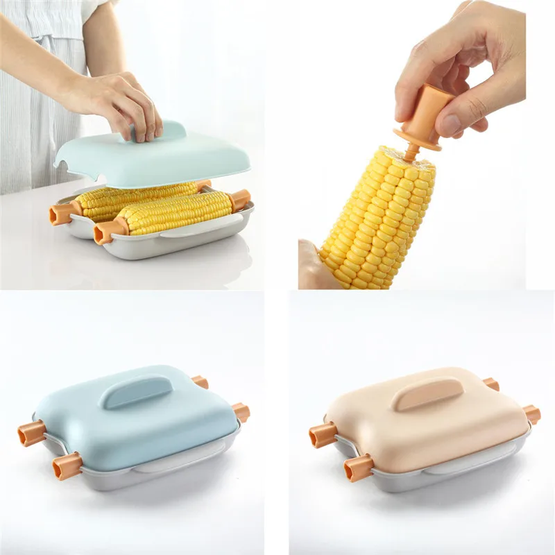 1 Set Microwave Steam Corn Mold Utility Cookware Kitchen Tool Plastic corn box Utensils #60620
1 Set Microwave Steam Corn Mold Utility Cookware Kitchen Tool Plastic corn box Utensils #60620
