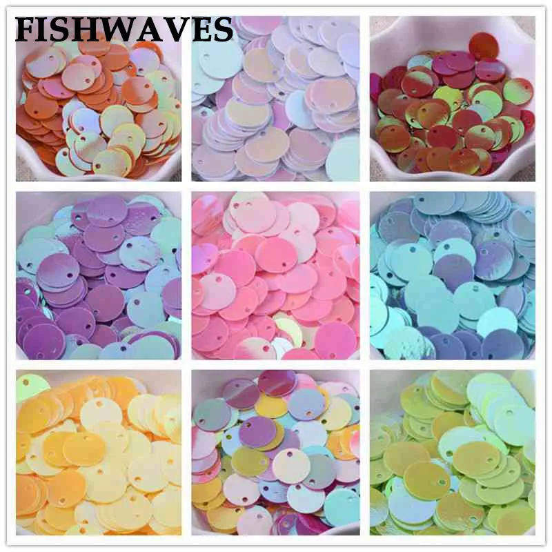 FISHWAVES 23g(700pcs) Paillette 10mm Round Colorful PVC Edge Hole Loose Sequins For DIY Needlework Sewing Accessories
FISHWAVES 23g(700pcs) Paillette 10mm Round Colorful PVC Edge Hole Loose Sequins For DIY Needlework Sewing Accessories