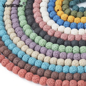 Natural Stone Volcanic Lava Beads Colorful Black Round Rock Lava Loose Beads 6mm-16mm For DIY Necklace Bracelet Jewelry Making
Natural Stone Volcanic Lava Beads Colorful Black Round Rock Lava Loose Beads 6mm-16mm For DIY Necklace Bracelet Jewelry Making