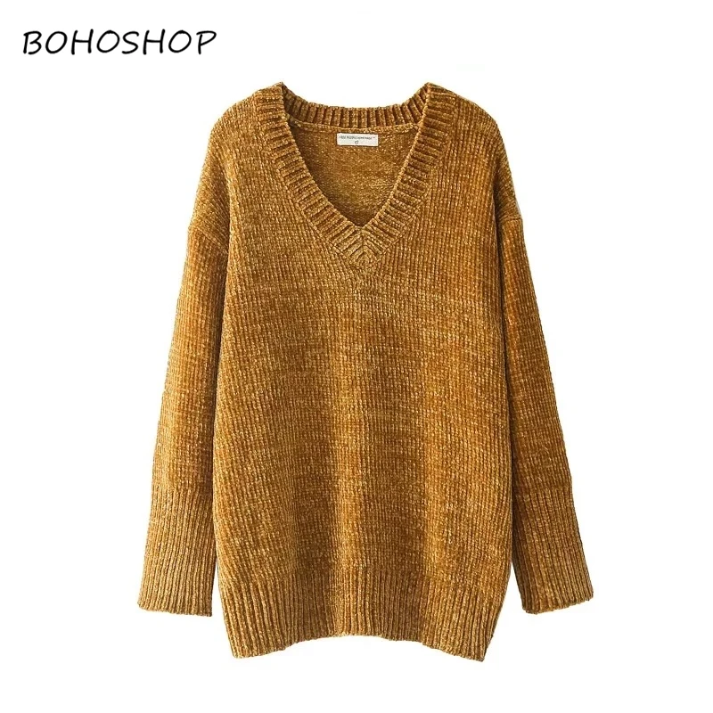 Vintage chic women retro old chenille Gold velvet long pullover sweaters loose irregular V-neck sweaters female size S,M,L
Vintage chic women retro old chenille Gold velvet long pullover sweaters loose irregular V-neck sweaters female size S,M,L