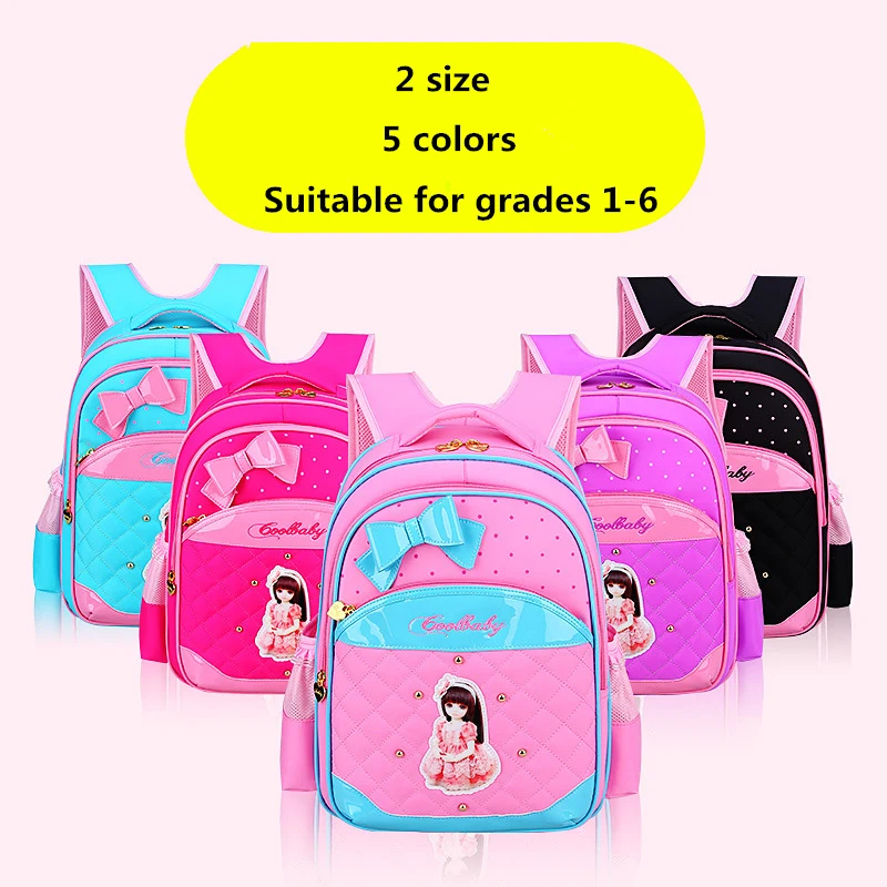 High quality nylon child cartoon backpack for girls Fashion bow large capacity waterproof orthopedic school bags mochila escolar
High quality nylon child cartoon backpack for girls Fashion bow large capacity waterproof orthopedic school bags mochila escolar