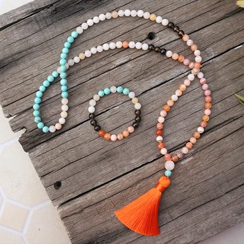 8mm Natural Stone Beads,Orange Persian Gulf Onyx,Blue, JapaMala Sets,Spiritual Jewelry,Meditation, Inspirational, 108 Mala Beads
8mm Natural Stone Beads,Orange Persian Gulf Onyx,Blue, JapaMala Sets,Spiritual Jewelry,Meditation, Inspirational, 108 Mala Beads