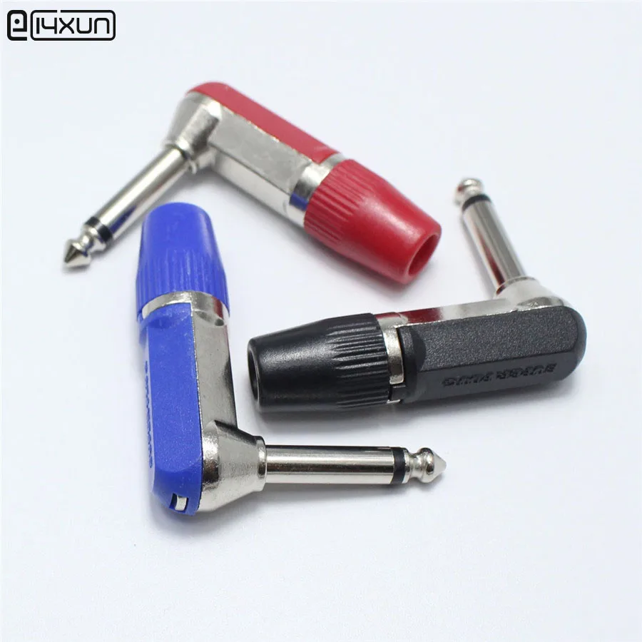 1pcs 6.35mm / 6.5mm 2 Pole Mono Plug Audio Male Plug Connector 90 Degrees 6.35 Amplifier Microphone Plug 6.35mm TRS Plug
1pcs 6.35mm / 6.5mm 2 Pole Mono Plug Audio Male Plug Connector 90 Degrees 6.35 Amplifier Microphone Plug 6.35mm TRS Plug