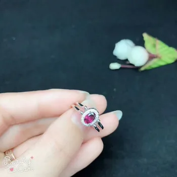 Dual use! Fidelity Natural 4*6mm garnet Rings s925 sterling silver fashion fine Jewelry for women party Natural purple gemstone
Dual use! Fidelity Natural 4*6mm garnet Rings s925 sterling silver fashion fine Jewelry for women party Natural purple gemstone
