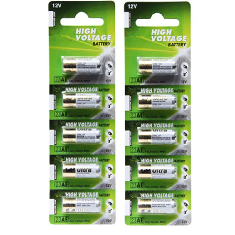 Wholesale 10pcs/lot New 12V A23 23A Ultra Alkaline battery/alarm batteries Free Shipping
Wholesale 10pcs/lot New 12V A23 23A Ultra Alkaline battery/alarm batteries Free Shipping