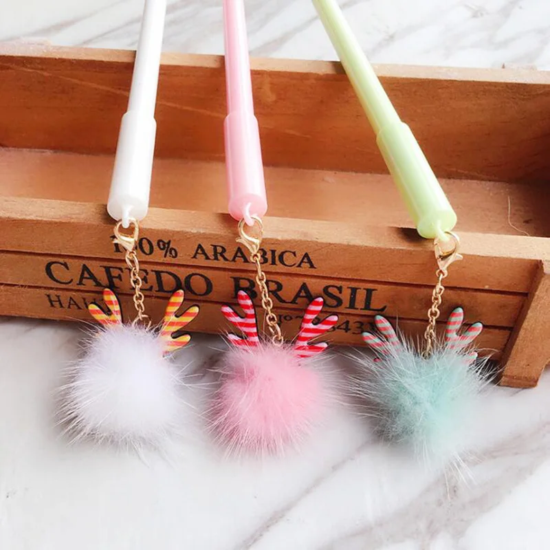 Cute Elk Pens Creative Plush Pendant Gel Pens Kawaii Neutral Pens For Kids Girls Gift School Office Supplies Novelty Stationery
Cute Elk Pens Creative Plush Pendant Gel Pens Kawaii Neutral Pens For Kids Girls Gift School Office Supplies Novelty Stationery