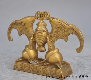 Crafts statue fengshui brass Wealth Money Auspicious longevity Peach Fu Bat Statue
Crafts statue fengshui brass Wealth Money Auspicious longevity Peach Fu Bat Statue