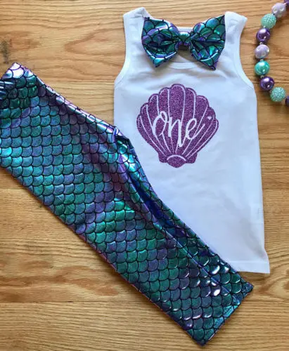 Summer New Newborn Clothes Set Baby Girls Infant Shell T-shirt Sleeveless Tops+Mermaid Scales Pants+Headband Children Outfit Set
Summer New Newborn Clothes Set Baby Girls Infant Shell T-shirt Sleeveless Tops+Mermaid Scales Pants+Headband Children Outfit Set