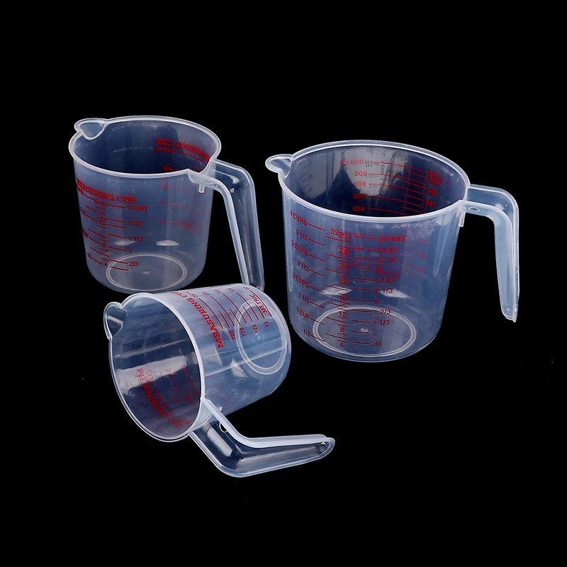 250/500/1000ML Plastic Clear Measuring Cup Jug Pour Spout Surface Kitchen Tool Supplies Quality Cup
250/500/1000ML Plastic Clear Measuring Cup Jug Pour Spout Surface Kitchen Tool Supplies Quality Cup