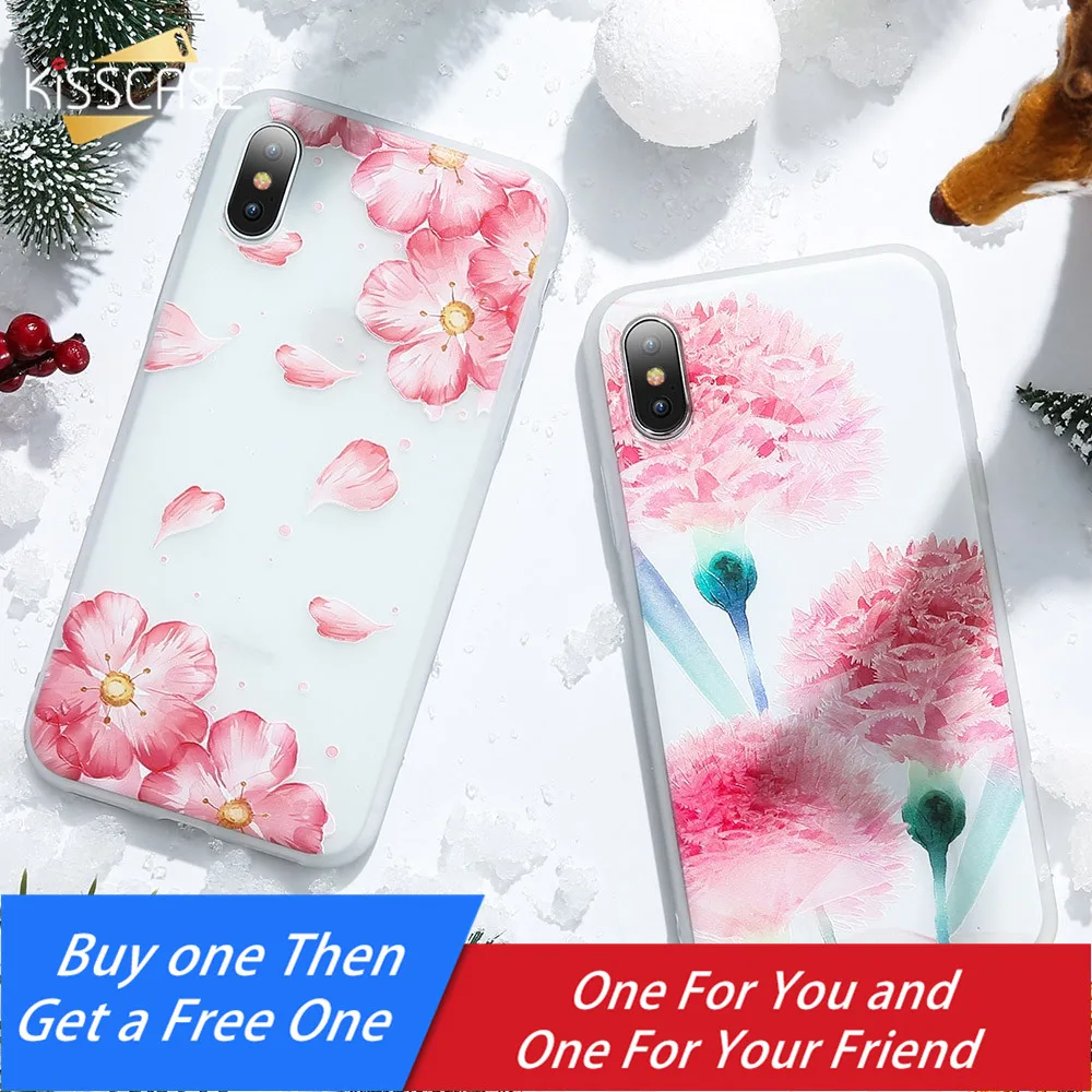 KISSCASE 3D Relief Flower Phone Case For iPhone 5 5S SE XS Max XR Fundas Luxury Girly Lady Phone Cases For iPhone 8 7 6 6S Plus
KISSCASE 3D Relief Flower Phone Case For iPhone 5 5S SE XS Max XR Fundas Luxury Girly Lady Phone Cases For iPhone 8 7 6 6S Plus