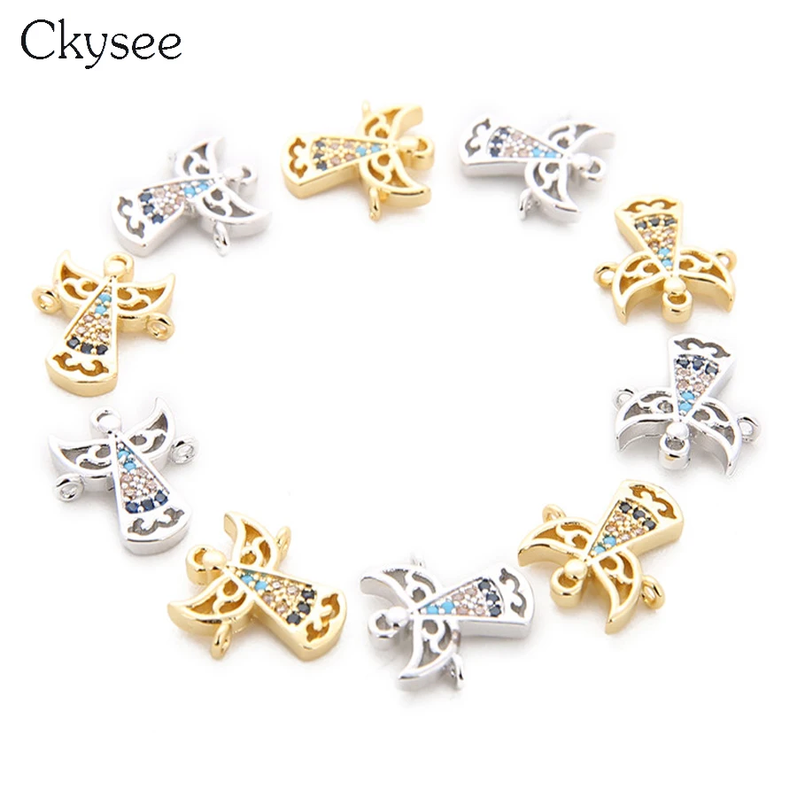 Ckysee 2Pcs/lot 12.5x13.5mm Micro Pave Copper Figure Charms Pendant Gold Color Metal Angel Floating Charms Diy Jewelry Making
Ckysee 2Pcs/lot 12.5x13.5mm Micro Pave Copper Figure Charms Pendant Gold Color Metal Angel Floating Charms Diy Jewelry Making