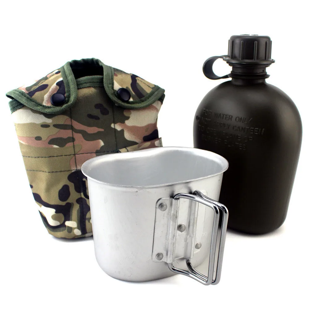 1L Military Bottle Cup With Bowl Aluminium Camouflage US Oxford Fleece Inside Thermal Bag Bottle Outdoor Wild Survival Waterbag
1L Military Bottle Cup With Bowl Aluminium Camouflage US Oxford Fleece Inside Thermal Bag Bottle Outdoor Wild Survival Waterbag