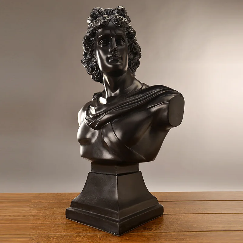 Greek Mythology Apollo Bust Retro Statue Twelve Olympians Home Decoration Resin Art&Craft Sketch Practice 54CM R209
Greek Mythology Apollo Bust Retro Statue Twelve Olympians Home Decoration Resin Art&Craft Sketch Practice 54CM R209
