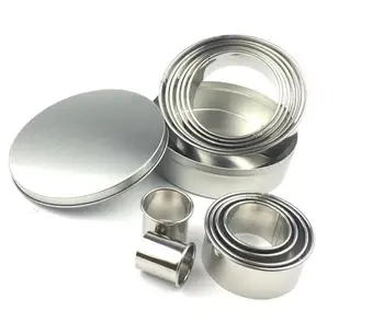 100 Set Round Shape Cookie Cutter Slicer Bread Biscuit Stainless Steel Cake Mold Kitchen Baking Fondant Cake Decorating Tools
100 Set Round Shape Cookie Cutter Slicer Bread Biscuit Stainless Steel Cake Mold Kitchen Baking Fondant Cake Decorating Tools
