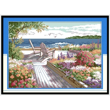 Everlasting Love Seaside Landscapes Chinese Cross Stitch Kits Ecological Cotton Stamped 11CT DIY Christmas Decorations For Home
Everlasting Love Seaside Landscapes Chinese Cross Stitch Kits Ecological Cotton Stamped 11CT DIY Christmas Decorations For Home