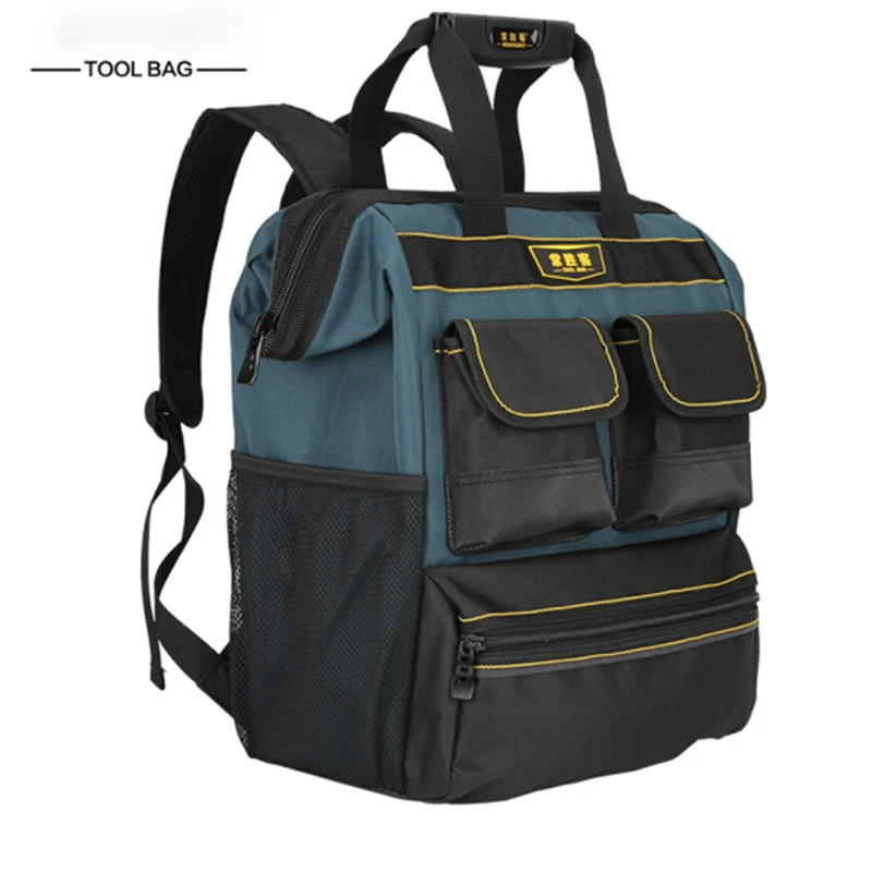 1PC Worksite Tool Backpack with Laptop Sleeve Tool Bags Multifunction knapsack for a Contractor Electrician Plumber HVAC
1PC Worksite Tool Backpack with Laptop Sleeve Tool Bags Multifunction knapsack for a Contractor Electrician Plumber HVAC