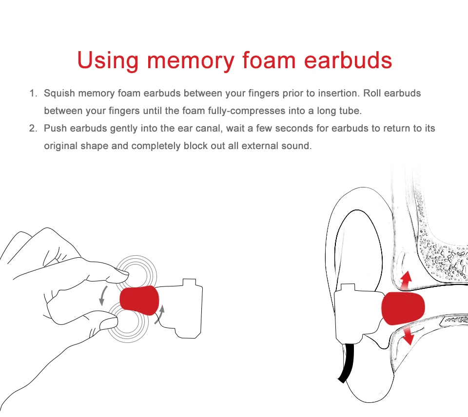 TRN_3_Pairs_(6pcs)_S_M_L_4.5mm_T400_Noise_Isolating_Memory_Foam_Ear_Tips_Ear_Foam_Eartips_For_In_Ear_Earphone_Earbud_Headset_With_Retail_Package (7)