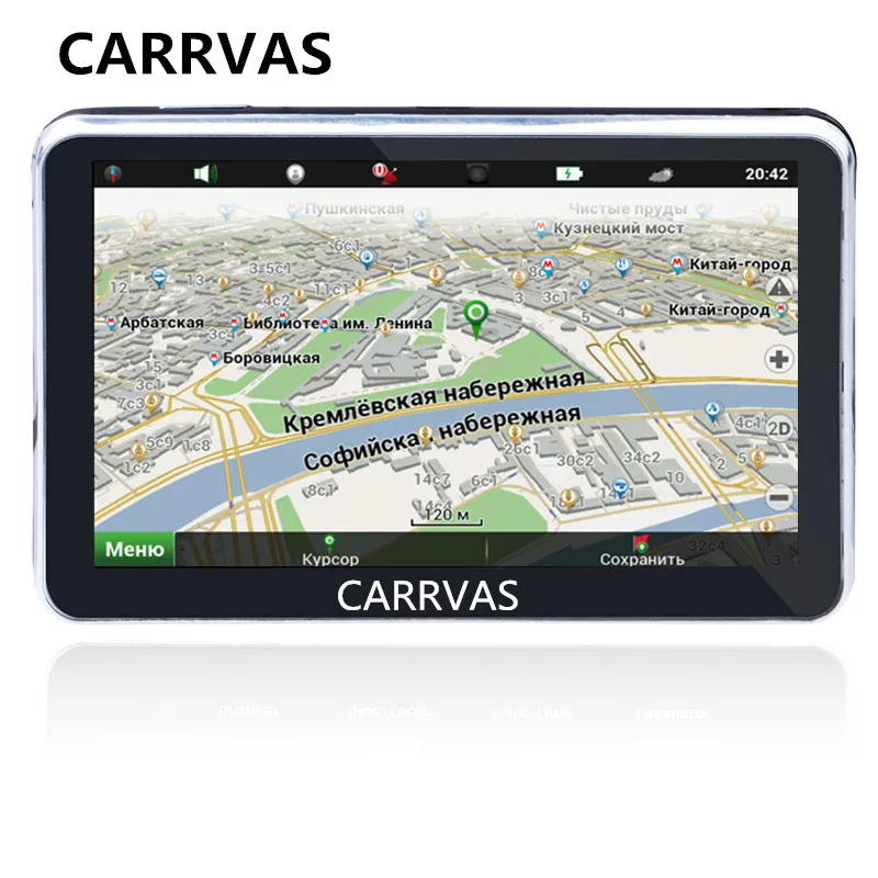5” car GPS navigation with FM transmitter 800Mhz CPU 128M DDR built-in 4GB with New Europe Russia Lifetime Free Map