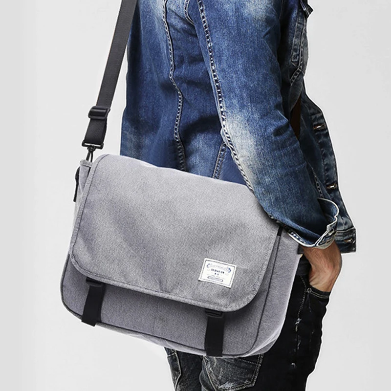 Image TUGUAN Classic Messenger Bag Nylon Laptop Bag Shoulder Bag Tablet Briefcase For iPad Pro laptop Macbook Ultrabook  13 inchs