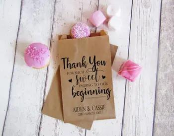 custom name Sweet ending to our beginning wedding Pretzel candy Buffet lolly bags engagement Bakery Cookie goody gift packets
custom name Sweet ending to our beginning wedding Pretzel candy Buffet lolly bags engagement Bakery Cookie goody gift packets