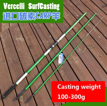 4.2 M casting Wt 100-300g 3 sections European SURFCasting ROD Carbon fishing rod Distance Throwing Rod Intervene throw carp rod
4.2 M casting Wt 100-300g 3 sections European SURFCasting ROD Carbon fishing rod Distance Throwing Rod Intervene throw carp rod