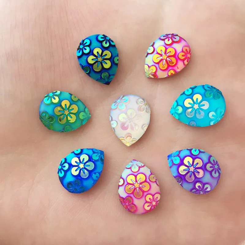 AB Resin drop 300PCS 10mm*14mm sakura FlatBack Appliques/wedding Buttons DIY craft D86A*10 
AB Resin drop 300PCS 10mm*14mm sakura FlatBack Appliques/wedding Buttons DIY craft D86A*10
