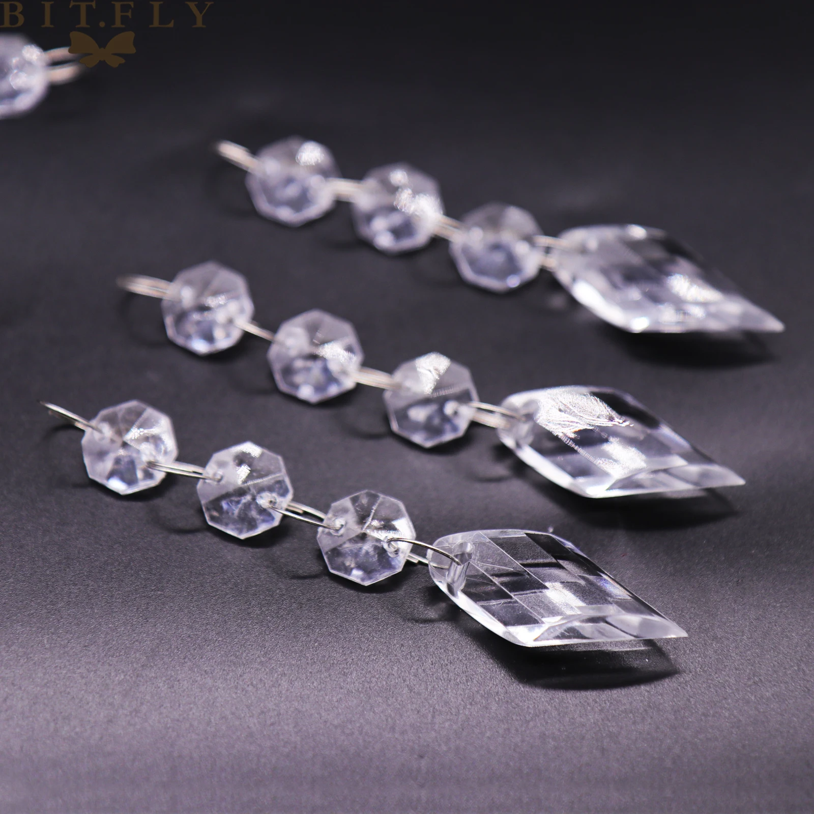 BITIFLY 10pcs Crystal Acrylic Octagon Beads Pendant Clear Acrylic Bead Garland Chandelier Hanging For Party Wedding Decoration
BITIFLY 10pcs Crystal Acrylic Octagon Beads Pendant Clear Acrylic Bead Garland Chandelier Hanging For Party Wedding Decoration