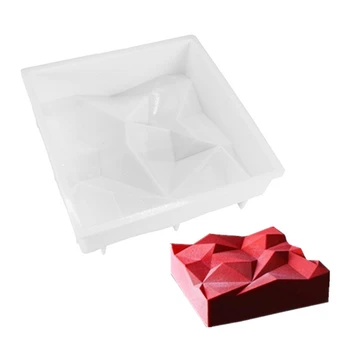 Square Cube Mold DIY Gateau Pastel Mousse Cake Silicone Mold Classic French Dessert Noodle Cake Diamond Geometry Baking Mold
Square Cube Mold DIY Gateau Pastel Mousse Cake Silicone Mold Classic French Dessert Noodle Cake Diamond Geometry Baking Mold